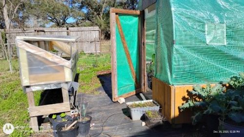 The weather warms up- open during the day and closed at night